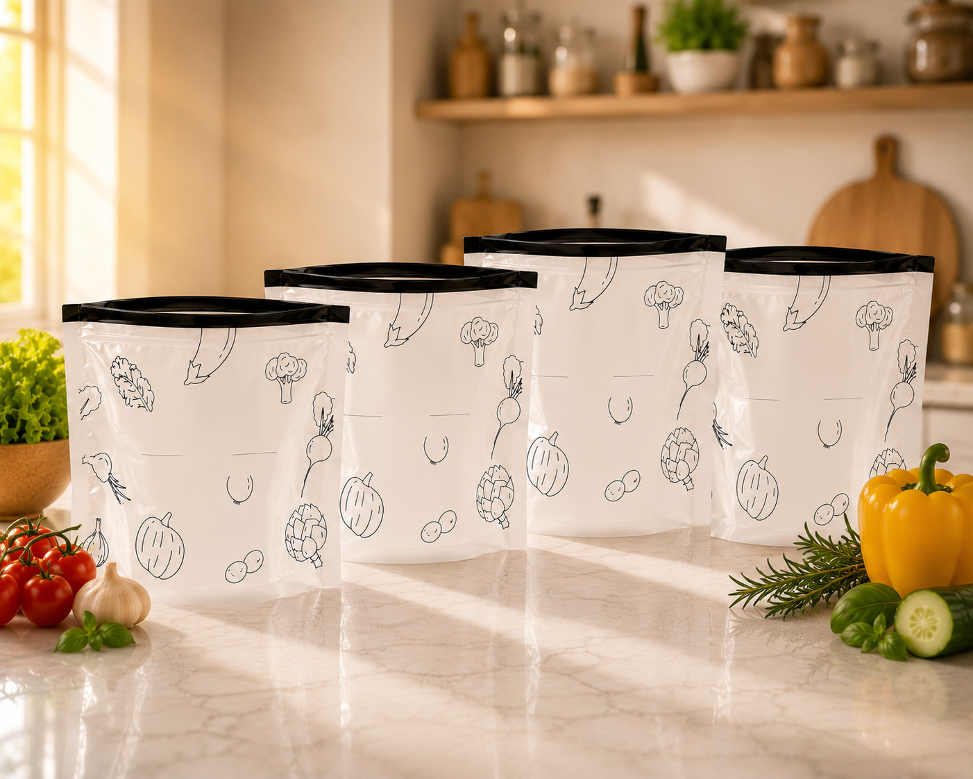 Pack de sacs de conservation en aluminium