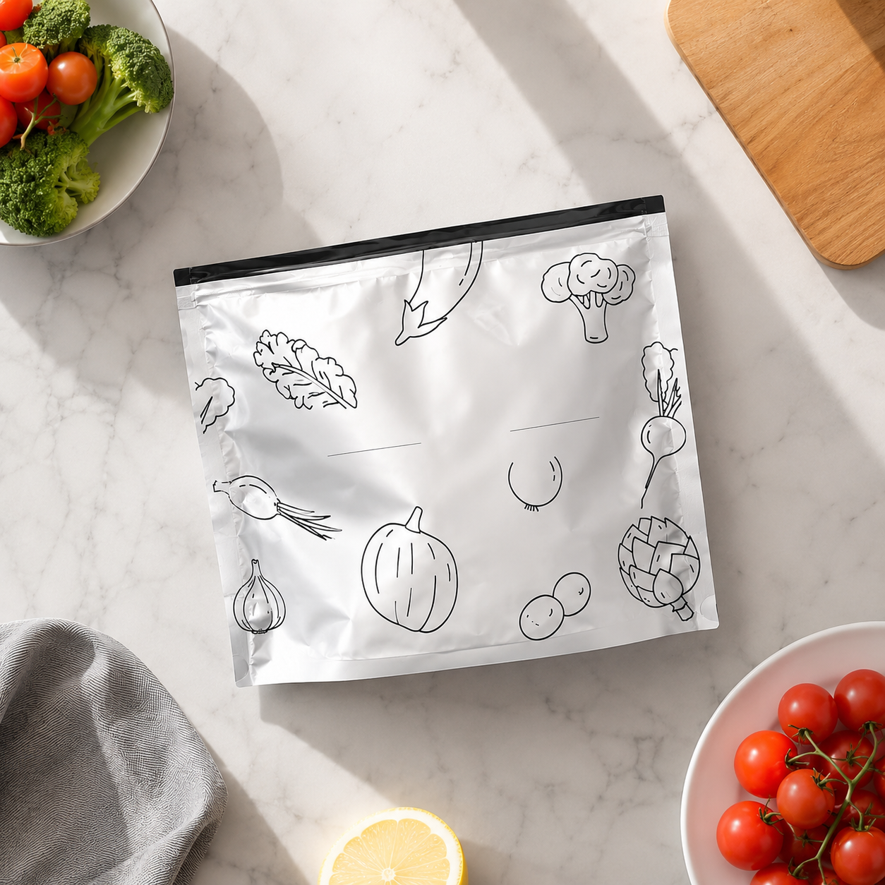 Pack de sacs de conservation en aluminium