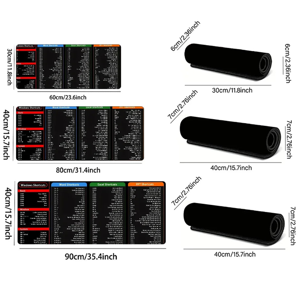 Tapis de Souris Intelligents – Boostez votre Productivité en un Clin d’Œil avec les Raccourcis Essentiels !