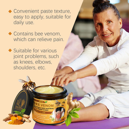 Crème de Traitement Bee Venom – Soulage les Douleurs Articulaires Naturellement & Efficacement