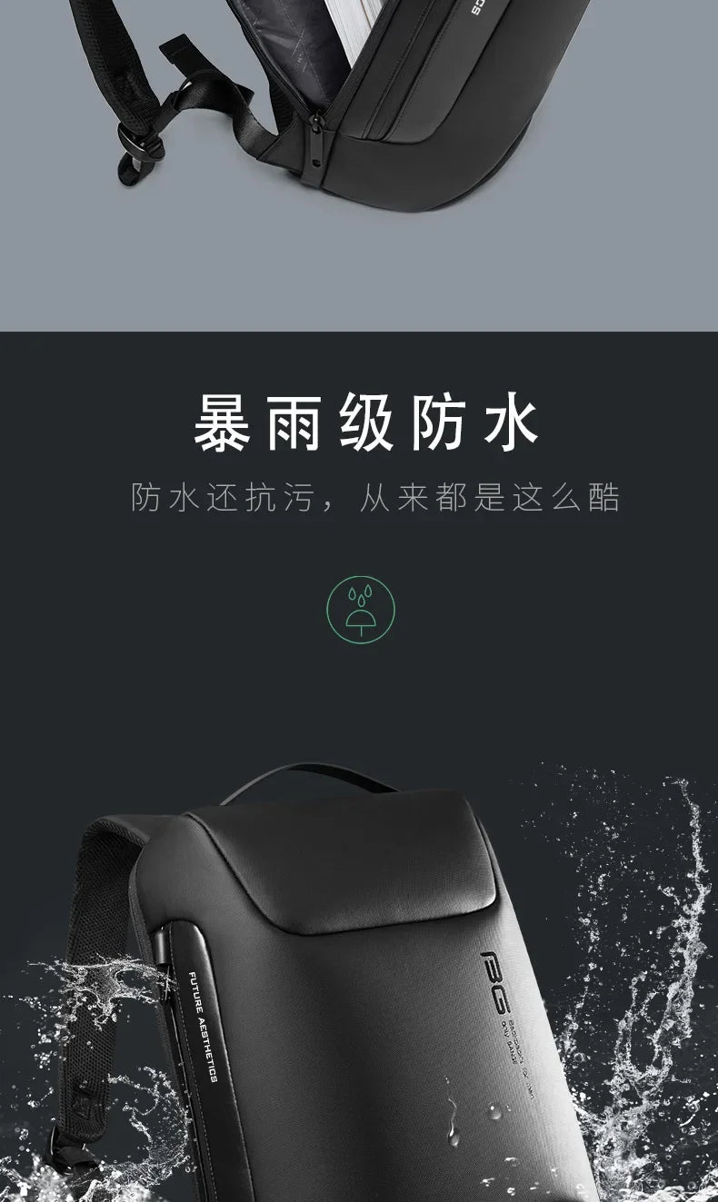 Sac à dos Antivol Multifonction avec port USB intégré 15.6 Pouce à Etanche