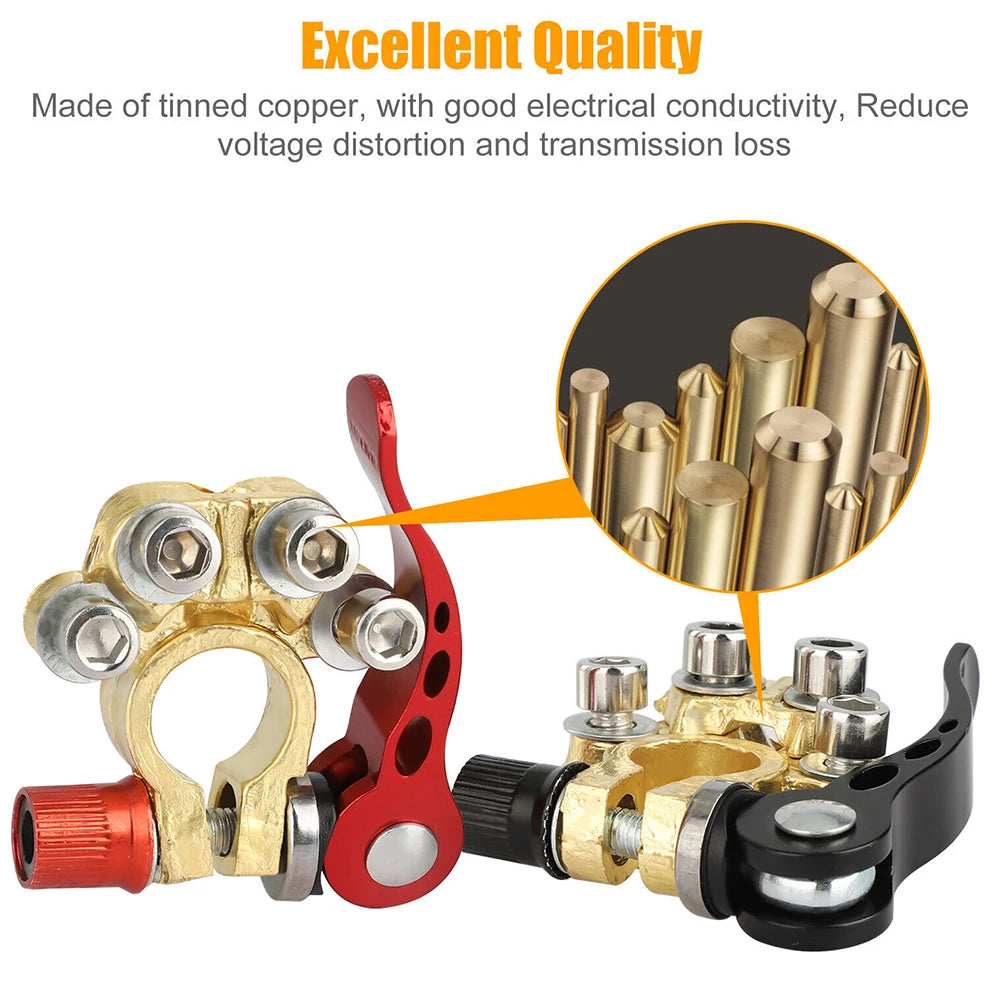 Connecteurs de bornes de batterie de voiture