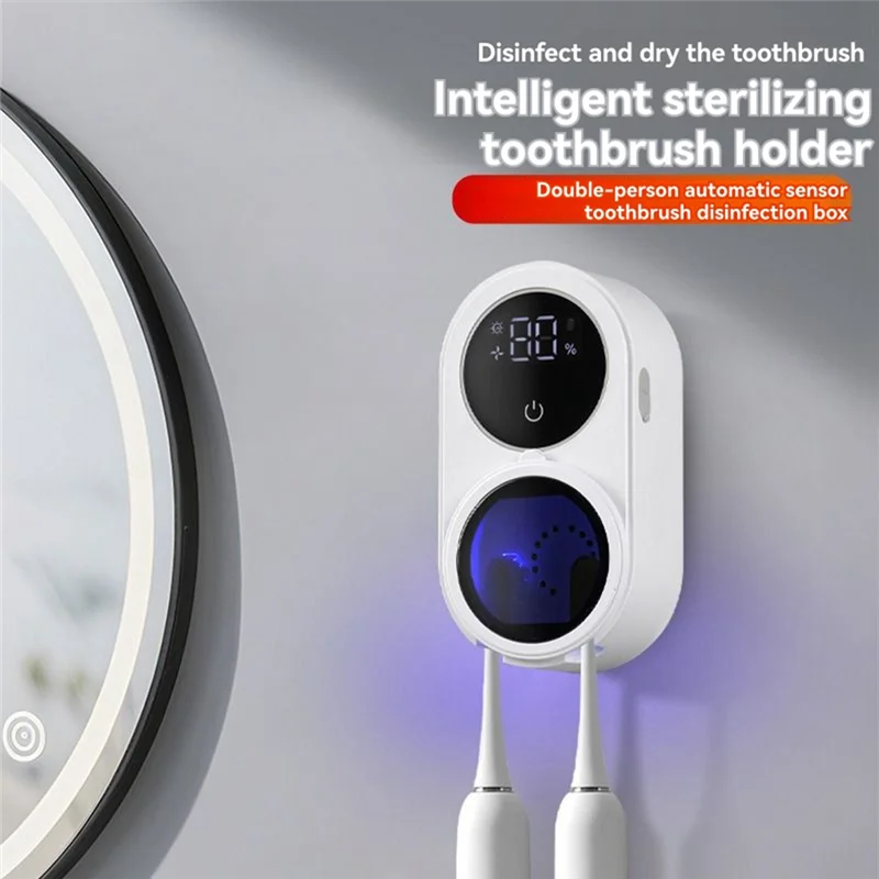 Stérilisateur et porte-brosse à dents intelligent à technologie UV