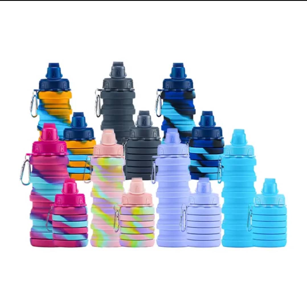 Gourde en Silicone Pliable