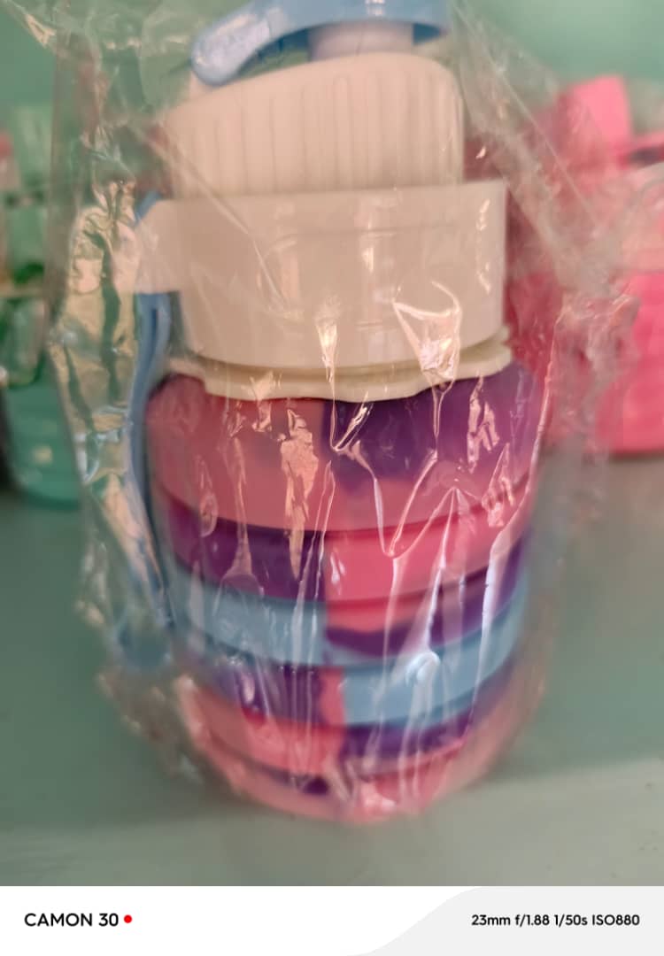 Gourde en Silicone Pliable