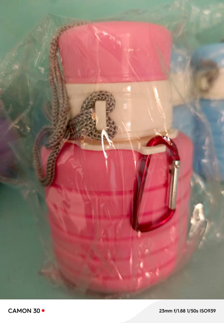 Gourde en Silicone Pliable