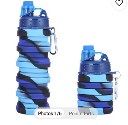 Gourde en Silicone Pliable
